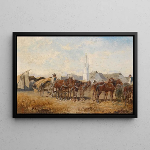 Alexander Von Bensa - Markttag in Szolnok.webp