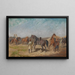 Camp de cavaliers nord-africains - Alexander von Bensa — gerahmtes Bild an der Wand
