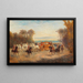 Promenade zur Zeit von Marie-Thérèse - Alexander von Bensa — gerahmtes Bild an der Wand