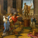 Alexandre Berater des Orakels von Apollon - Louis Jean François Lagrenée — in einem Innenraum präsentiert