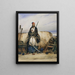Ein türkischer Artillerist - Alexandre-Gabriel Decamps — gerahmtes Bild an der Wand