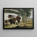 Zugpferde - Alexandre-Gabriel Decamps — gerahmtes Bild an der Wand