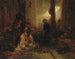 Innenansicht eines türkischen Cafés - Alexandre-Gabriel Decamps — Ansicht des Kunstwerks