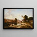 Souvenir de Turquie d'Asie, Environs de Smyrne - Alexandre-Gabriel Decamps — gerahmtes Bild an der Wand