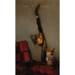 AlexandreGabriel Decamps - Still Life with Pipe and Matches.webp