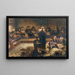 La lecture d'un firman - Alexandre-Gabriel Decamps — gerahmtes Bild an der Wand