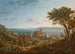 Der Ärmelkanal, Sizilien, von Westen mit Blick auf die Befestigungen und den Hafen - Alexandre-Hyacinthe Dunouy — Ansicht des Kunstwerks