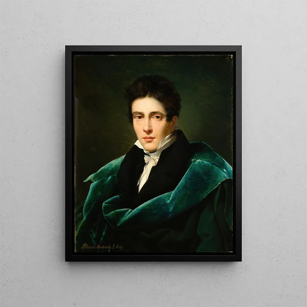 Portrait de Monsieur Gest - Alexandre-Jean Dubois-Drahonet — gerahmtes Bild an der Wand