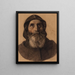 Tête de moine barbu - Alexandre Bida — gerahmtes Bild an der Wand