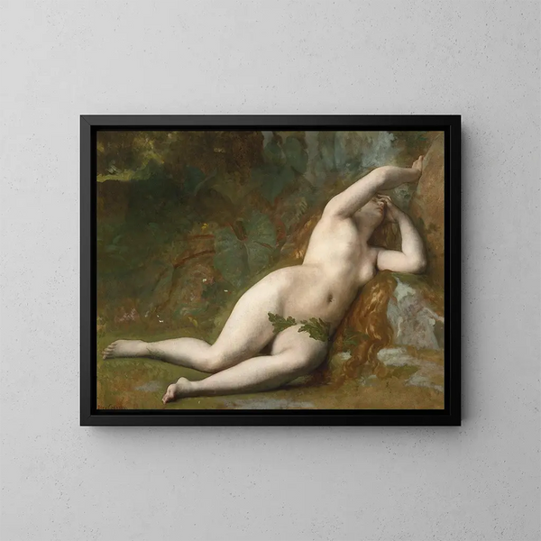 Eva nach dem Sündenfall - Alexandre Cabanel — gerahmtes Bild an der Wand