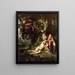 L'expulsion d'Adam et Ève du jardin du paradis - Alexandre Cabanel — gerahmtes Bild an der Wand