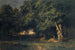 Landschaftsbild mit Hirschjagd - Alexandre Calame — Ansicht des Kunstwerks