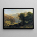 See von Luzern - Alexandre Calame — gerahmtes Bild an der Wand