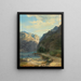 Laxenstrasse - Alexandre Calame — gerahmtes Bild an der Wand