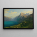 Ansicht des Luzerner Sees von Seelisberg - Alexandre Calame — gerahmtes Bild an der Wand