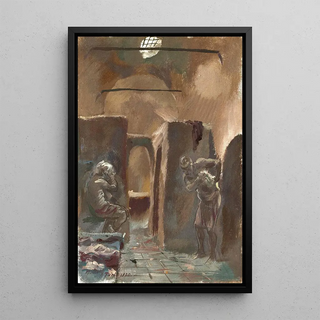 Alexandre Jacovleff - In einem Hammam in Tunis Tunesien.webp