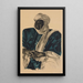 Mohamed Salek dit Doud Moura Sultan du Ouadaï Fort Lamy - Alexandre Iacovleff — gerahmtes Bild an der Wand