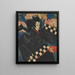 Portrait d'Usaemon - Alexandre Iacovleff — gerahmtes Bild an der Wand