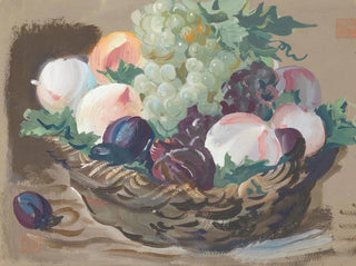 Alexandre Jacovleff - Still Life With White Grapes.webp