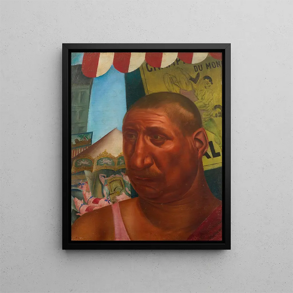 Kämpfer - Alexandre Iacovleff — gerahmtes Bild an der Wand