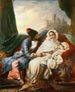 La Belle Orientale et le Cosaque - Alexandre Marie Colin — Ansicht des Kunstwerks