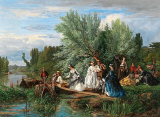 Alexandre Ren Veron - A Picnic by the River.webp