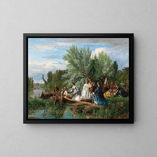 Alexandre Ren Veron - A Picnic by the River.webp