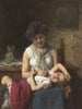 Mädchen in schlechter Laune - Alexei Harlamoff — Ansicht des Kunstwerks