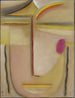 Kopf abstrakt Gold und Rosa - Alexej von Jawlensky — Ansicht des Kunstwerks