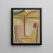 Kopf abstrakt Gold und Rosa - Alexej von Jawlensky — gerahmtes Bild an der Wand
