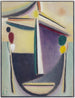 Abstrakte Kopf Schwarz Gelb Lila - Alexej von Jawlensky — Ansicht des Kunstwerks