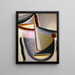 Abstrakter Kopf Konstruktiver Kopf - Alexej von Jawlensky — gerahmtes Bild an der Wand