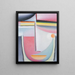 Symphonie abstrakte der Kopf in Rosa - Alexej von Jawlensky — gerahmtes Bild an der Wand