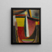 Zusammenfassung Kopf - Alexej von Jawlensky — gerahmtes Bild an der Wand