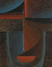 Abstrakter blauer-roter Kopf Abstrakter blauer-roter Kopf - Alexej von Jawlensky — Ansicht des Kunstwerks
