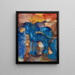 Pferd blau - Alexej von Jawlensky — gerahmtes Bild an der Wand