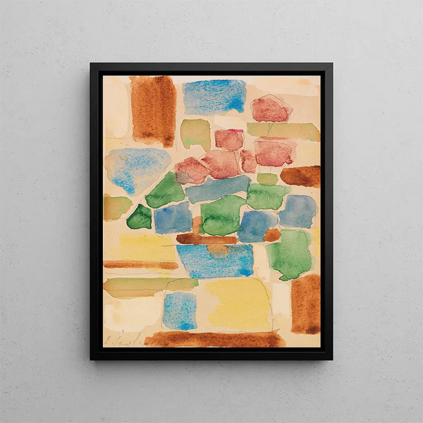 Blumenstillleben-Gemälde - Alexej von Jawlensky — gerahmtes Bild an der Wand