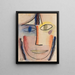 Tête de femme Femina - Alexej von Jawlensky — gerahmtes Bild an der Wand