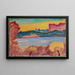 Landschaft Lac Léman - Alexej von Jawlensky — gerahmtes Bild an der Wand