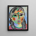 Mädchen - Alexej von Jawlensky — gerahmtes Bild an der Wand