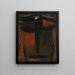 Meditation Schwarz Orange Leuchtend - Alexej von Jawlensky — gerahmtes Bild an der Wand
