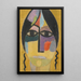 Reproduktion des Gemäldes Tête mystique aile de corbeau IV - Alexej von Jawlensky