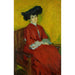 Reproduktion des Gemäldes Portrait von Madame Gindus - Alexej von Jawlensky