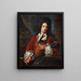 Gentilmann beim Rauchen von Tabak - Alexis Simon Belle — gerahmtes Bild an der Wand