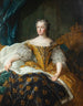 Portrait de Marie Leszczynska Reine de France - Alexis Simon Belle — Ansicht des Kunstwerks