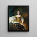 Portrait de Marie Leszczynska Reine de France - Alexis Simon Belle — gerahmtes Bild an der Wand