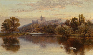 Alfred Augustus Glendening - A view of Windsor Castle.webp