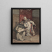 Les Albigeois captivés - Alfred Cluysenaar — gerahmtes Bild an der Wand