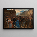 Der Abmarsch der Mobilen im Juli 1870 - Alfred Dehodencq — gerahmtes Bild an der Wand