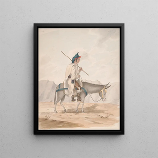 Alfred Diston - Grand CanaryMan on a Donkey.webp